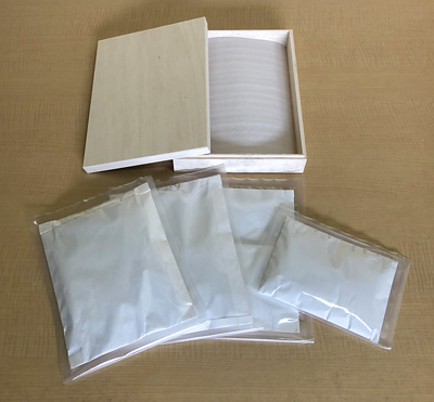 自宅のお墓クリスタルに入らない残りの遺骨のパッケージを教えて下さい。