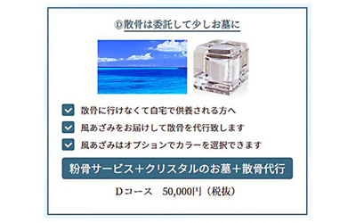父の骨壷をDコース、祖父の骨壷をBコースの時の料金は？